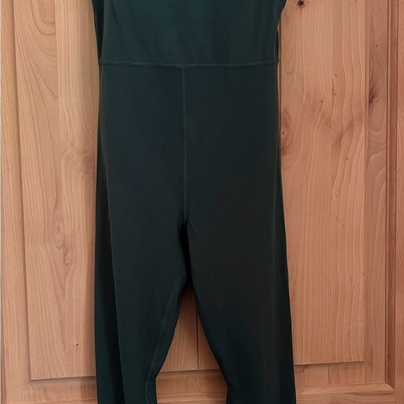 Large Green Spaghetti Strap Jumpsuit All in Motion - Picture 5 of 8